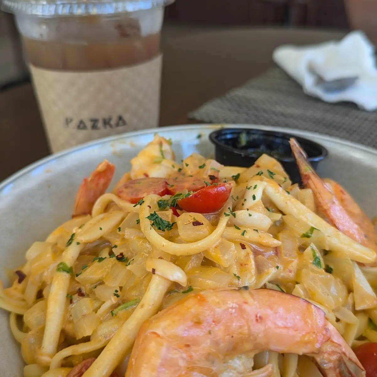 Must Try Tomyumgoong Pasta