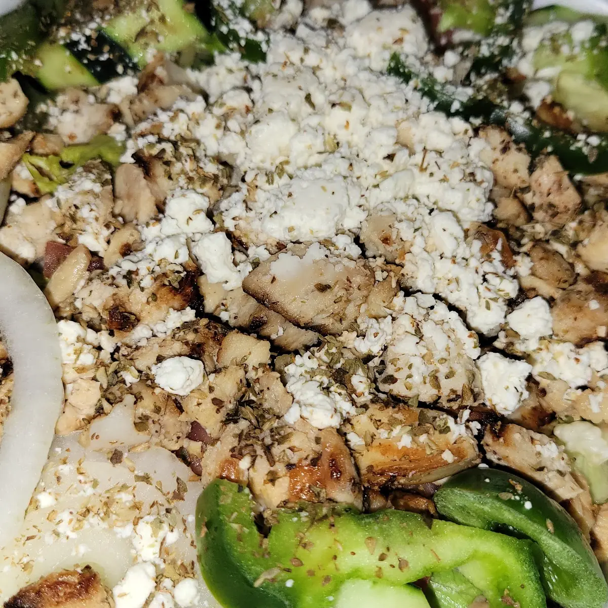 Greek Salad with Chicken
