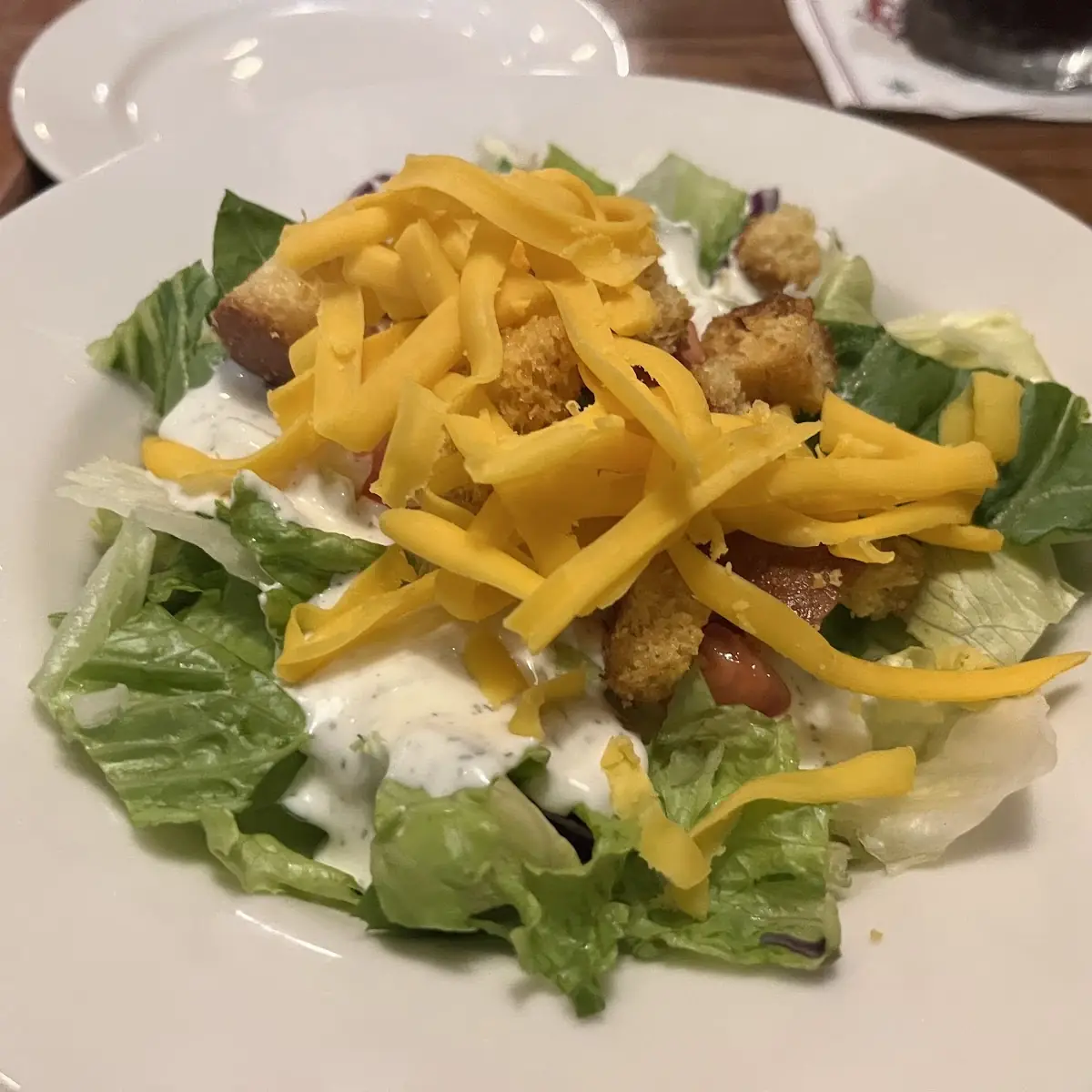 Mixed Greens Salad with Ranch Dressing