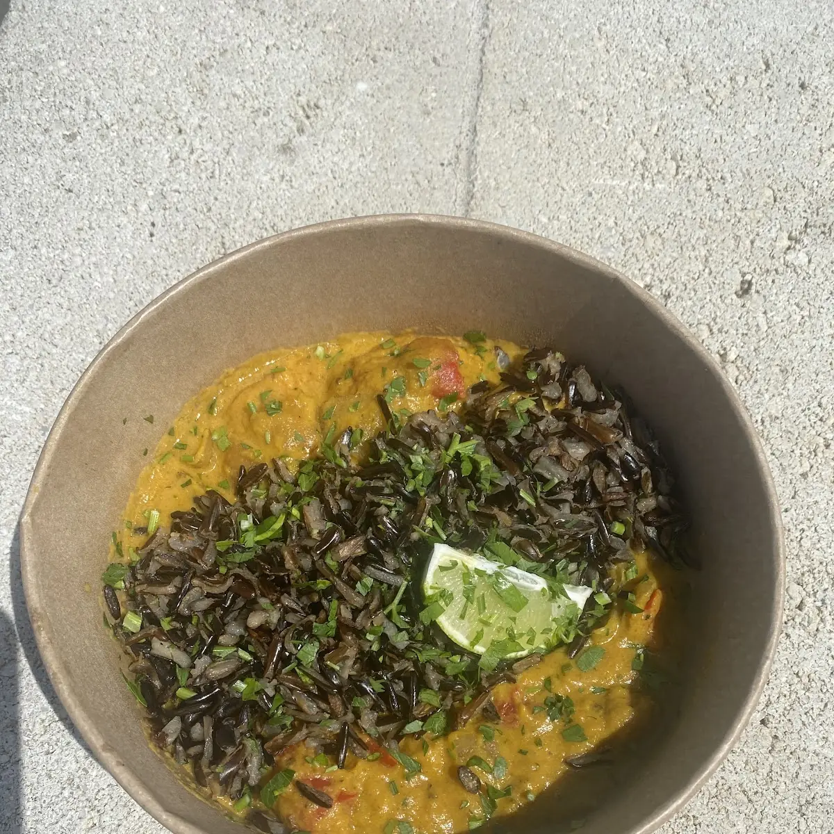 Pumpkin Curry with Wild Rice