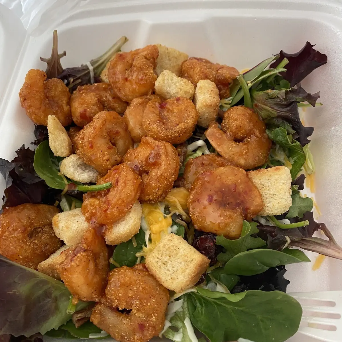 Grilled or Fried Shrimp Salad