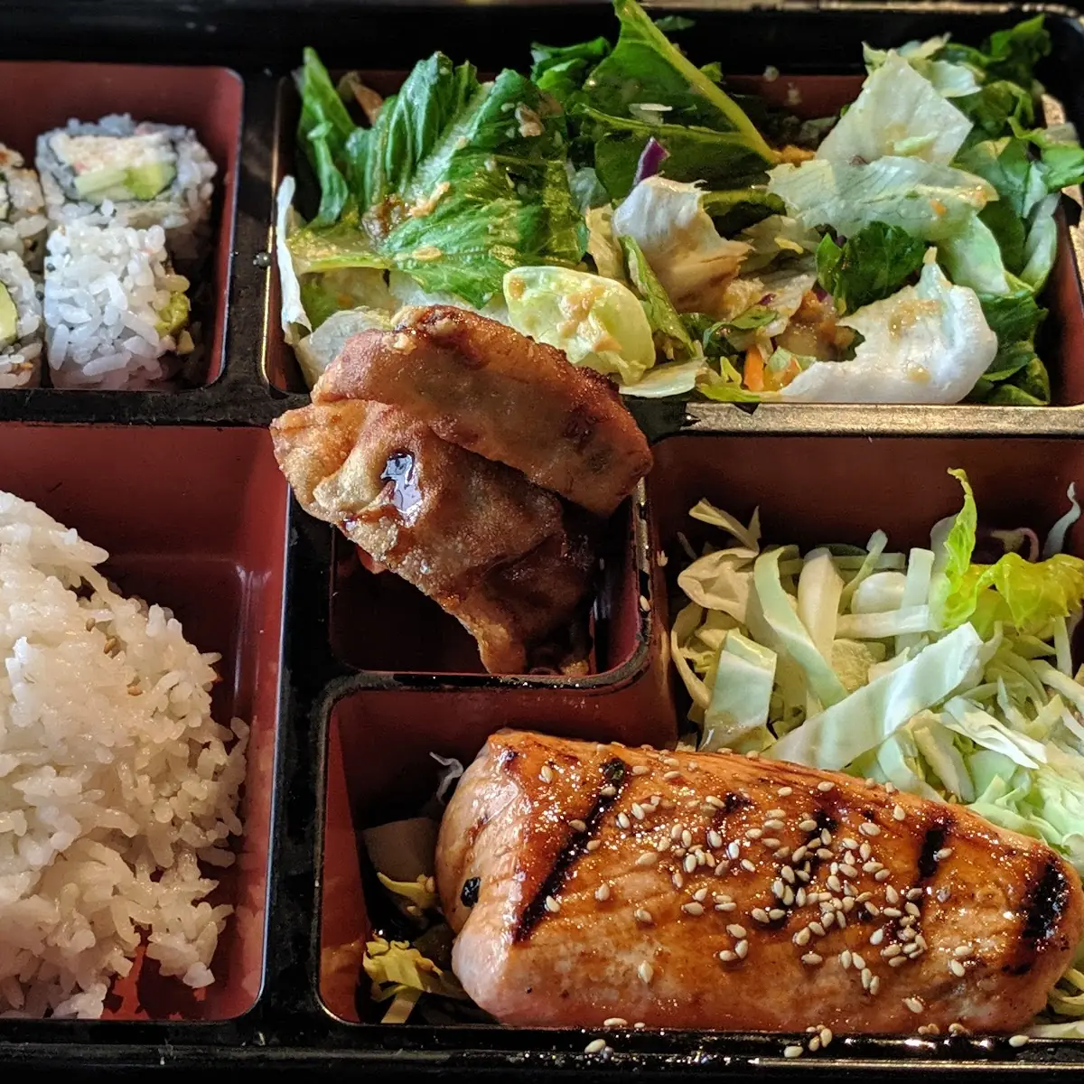 Salmon Bento Box