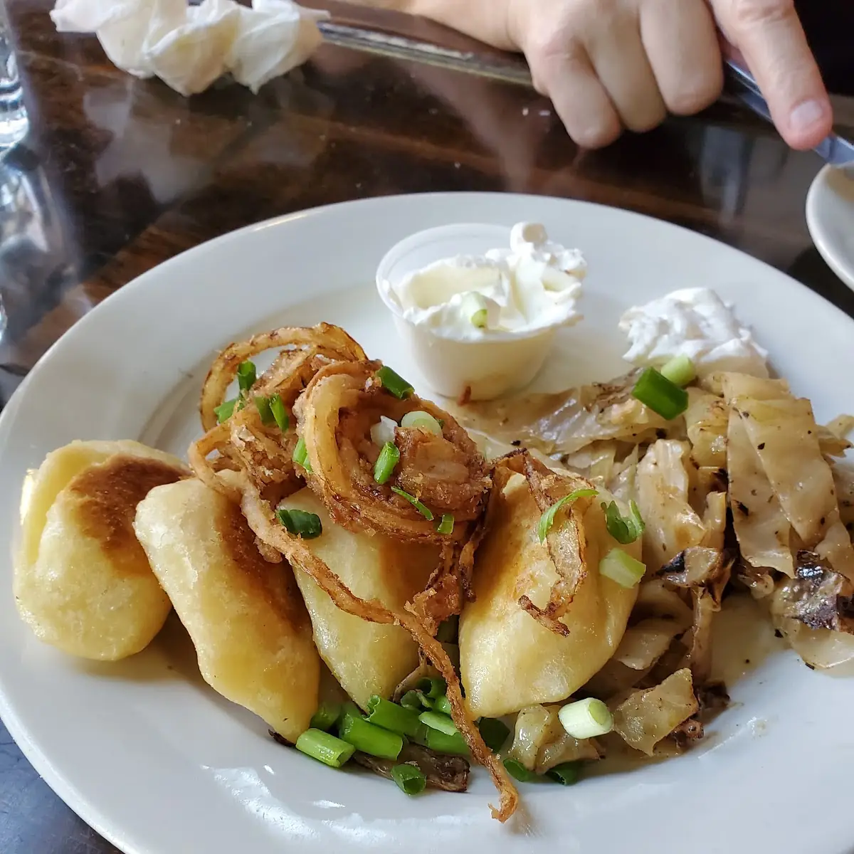 Pierogi and Kielbasa