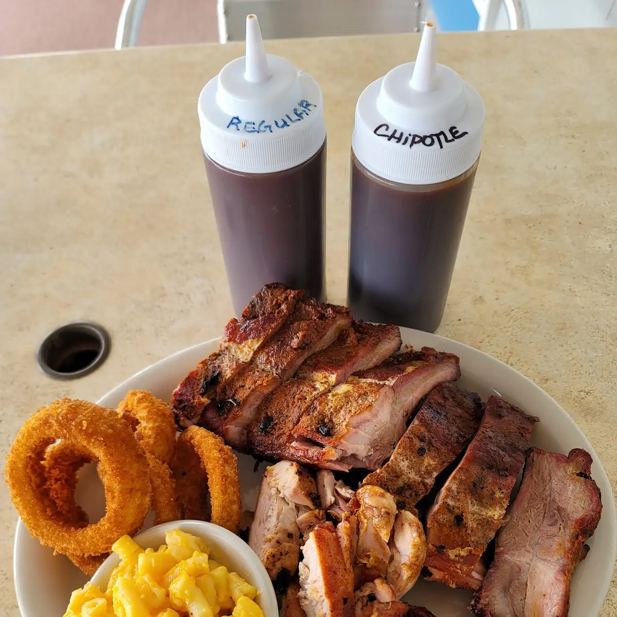 Half Rack Ribs and Chicken