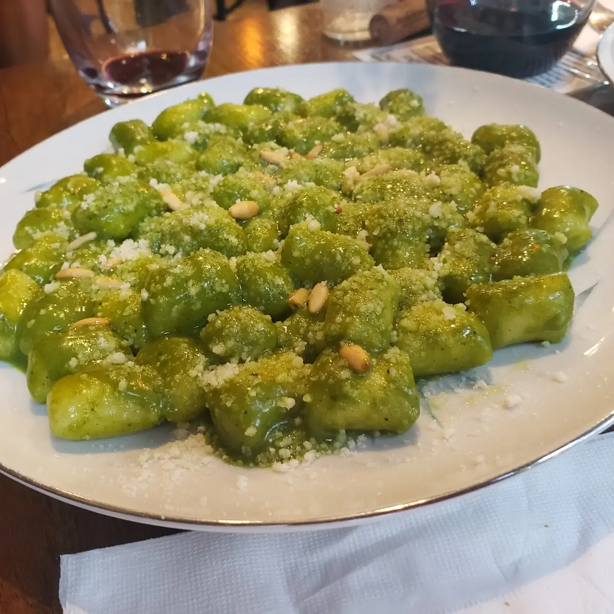 Vegetable Gnocchi Gorgonzola