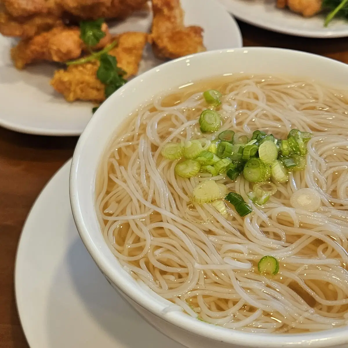 Deep Fried Pork Chop Rice Noodle Soup