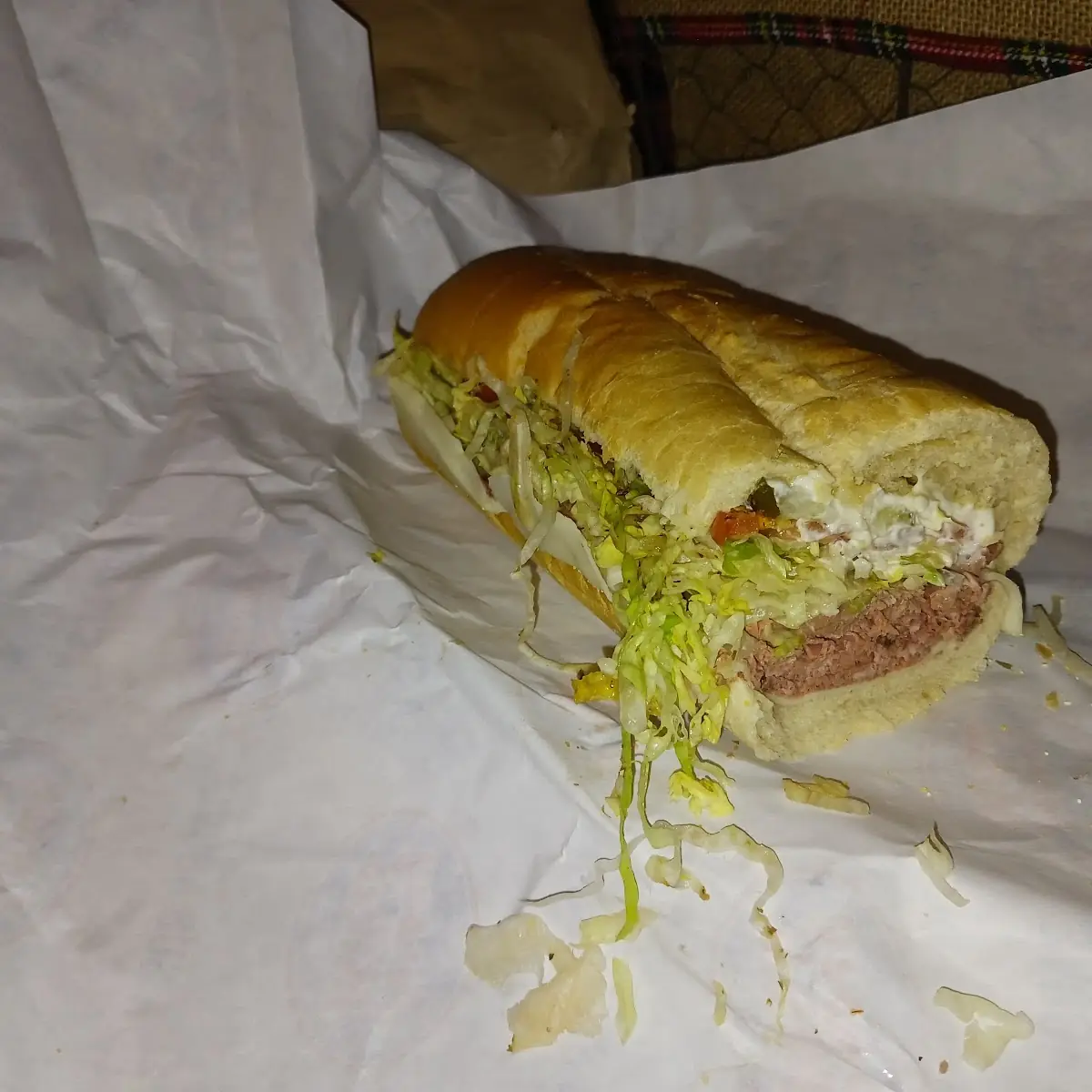 6 Roast Beef and Provolone