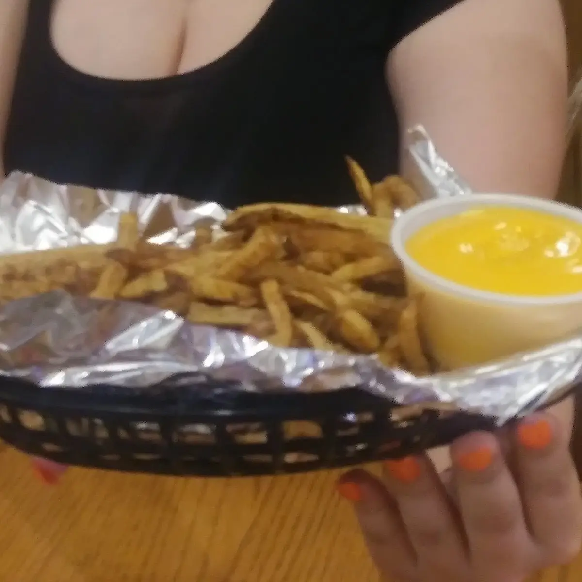 French Fries w Oven Cheese