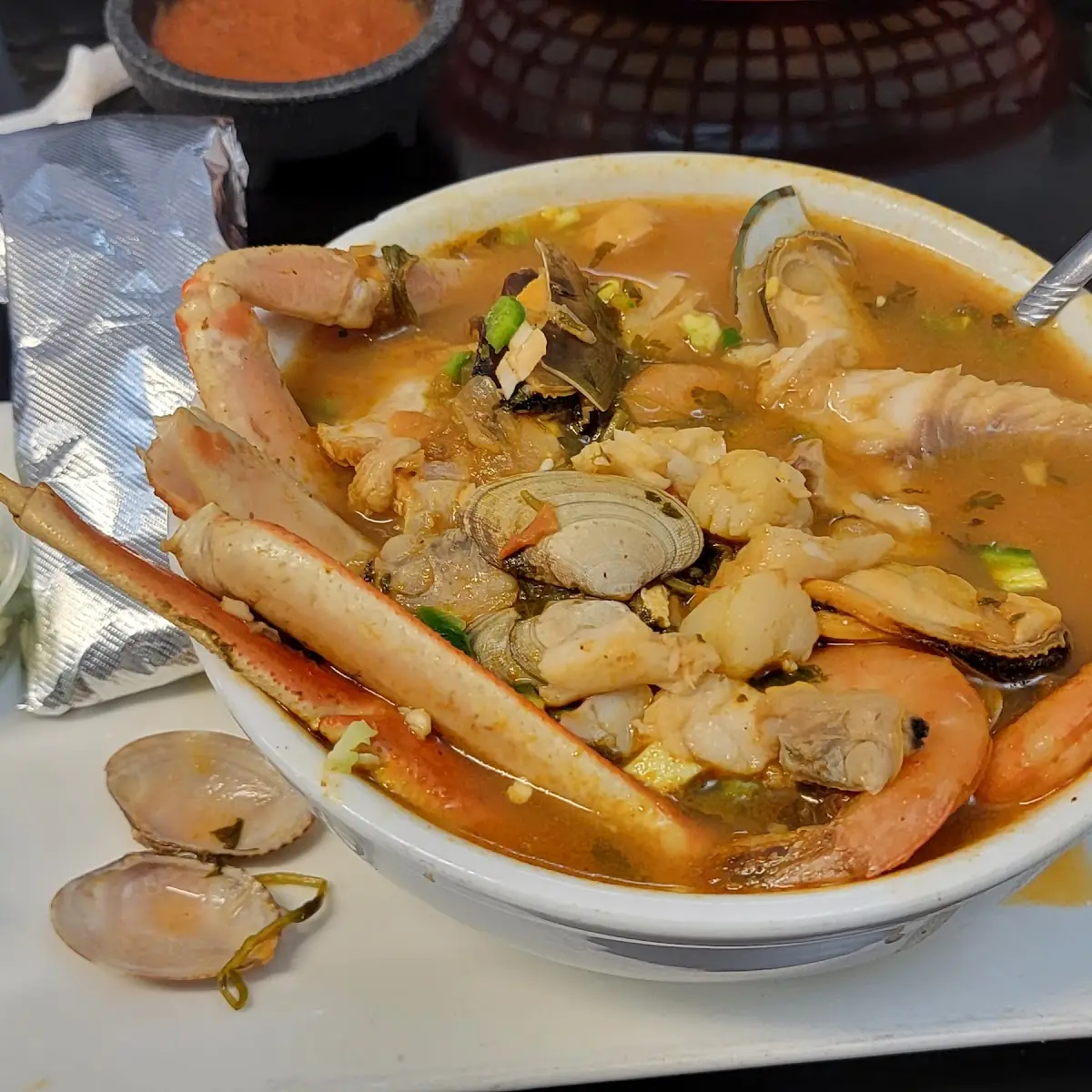 Seven Mares Seafood Soup