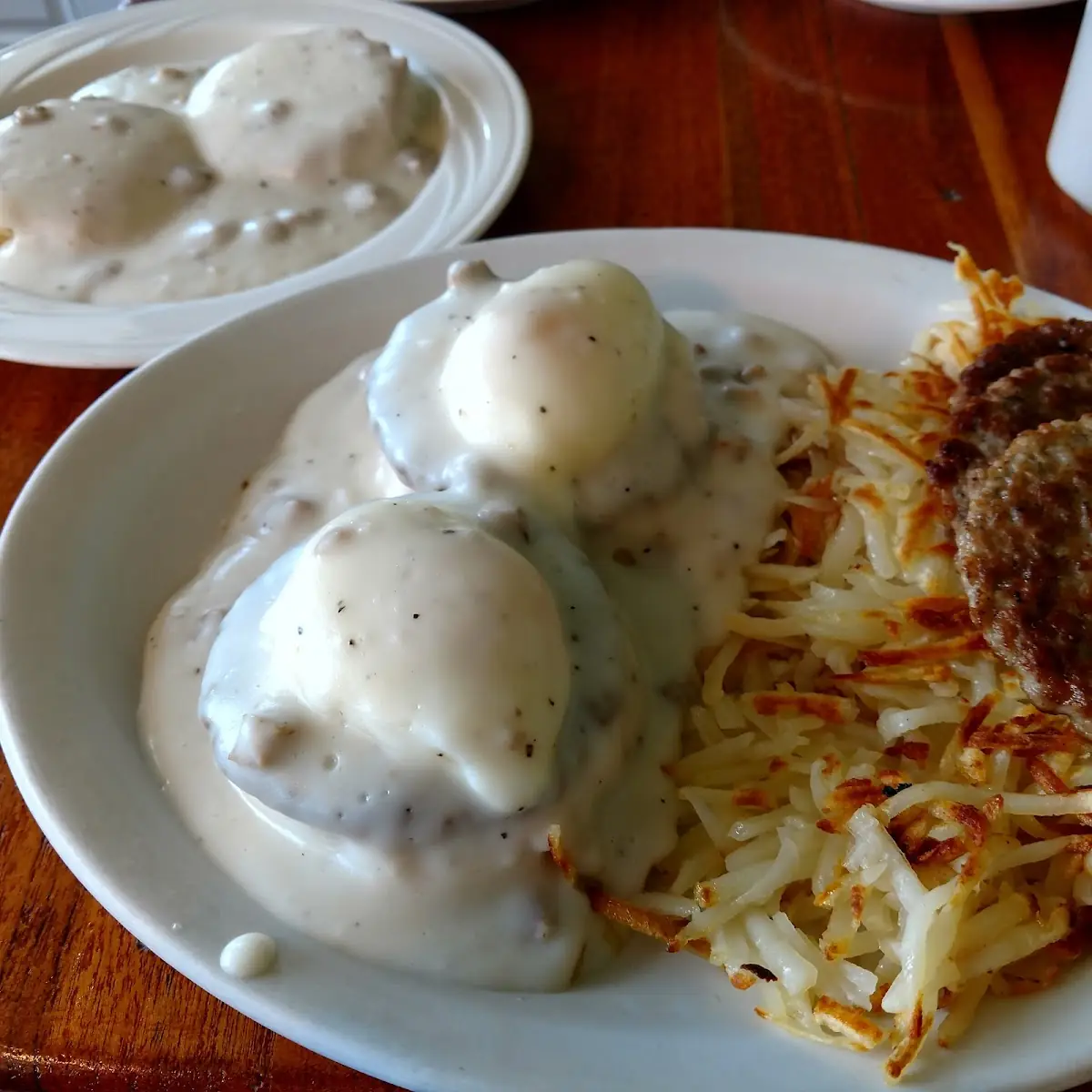 Sausage Eggs Benedict