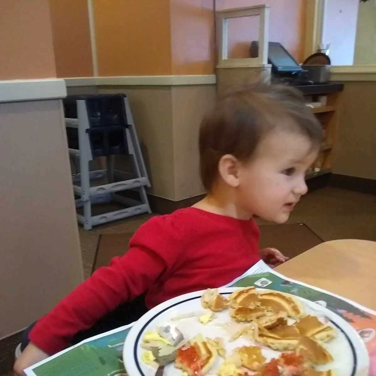 Funny Face Pancakes and Bacon