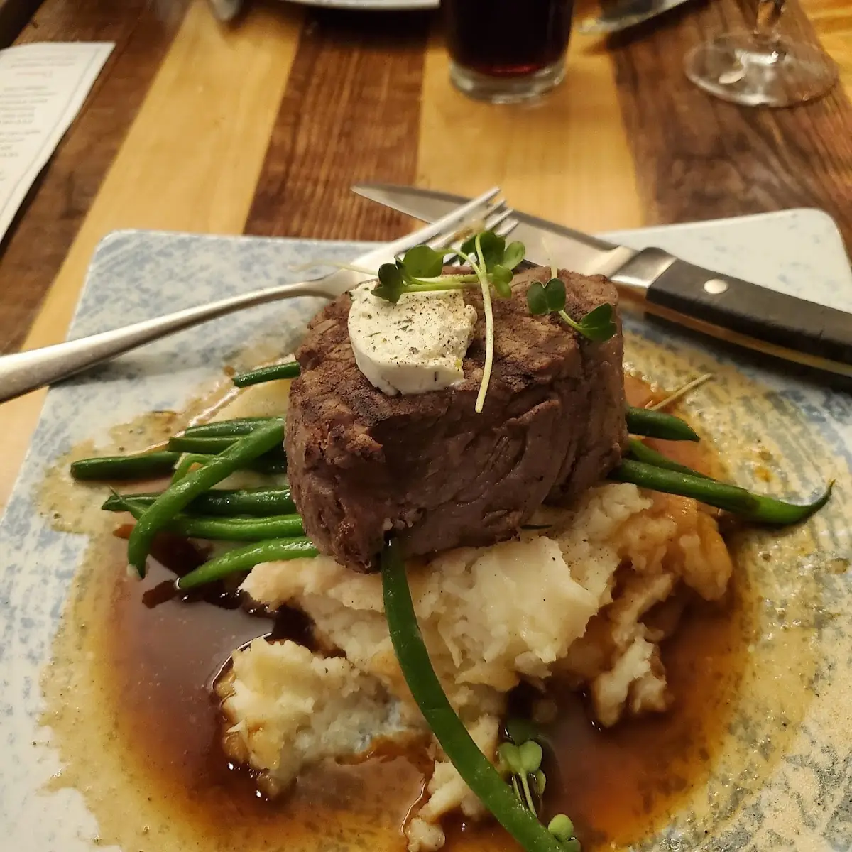 Steak Mashed Potatoes Green Beans