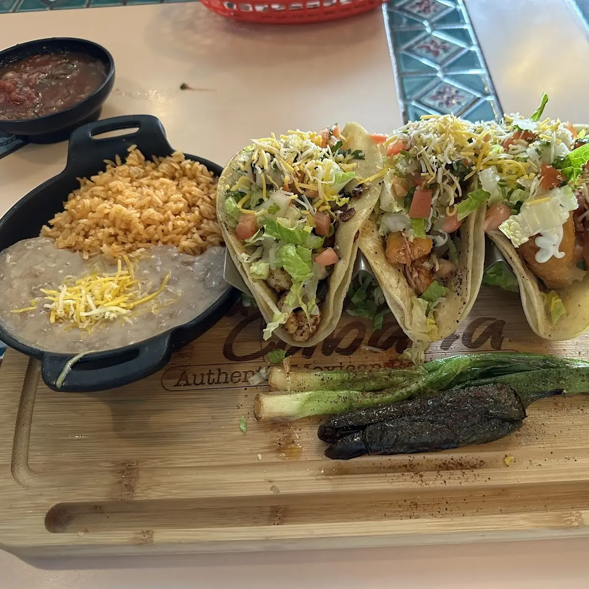 Three Tacos
