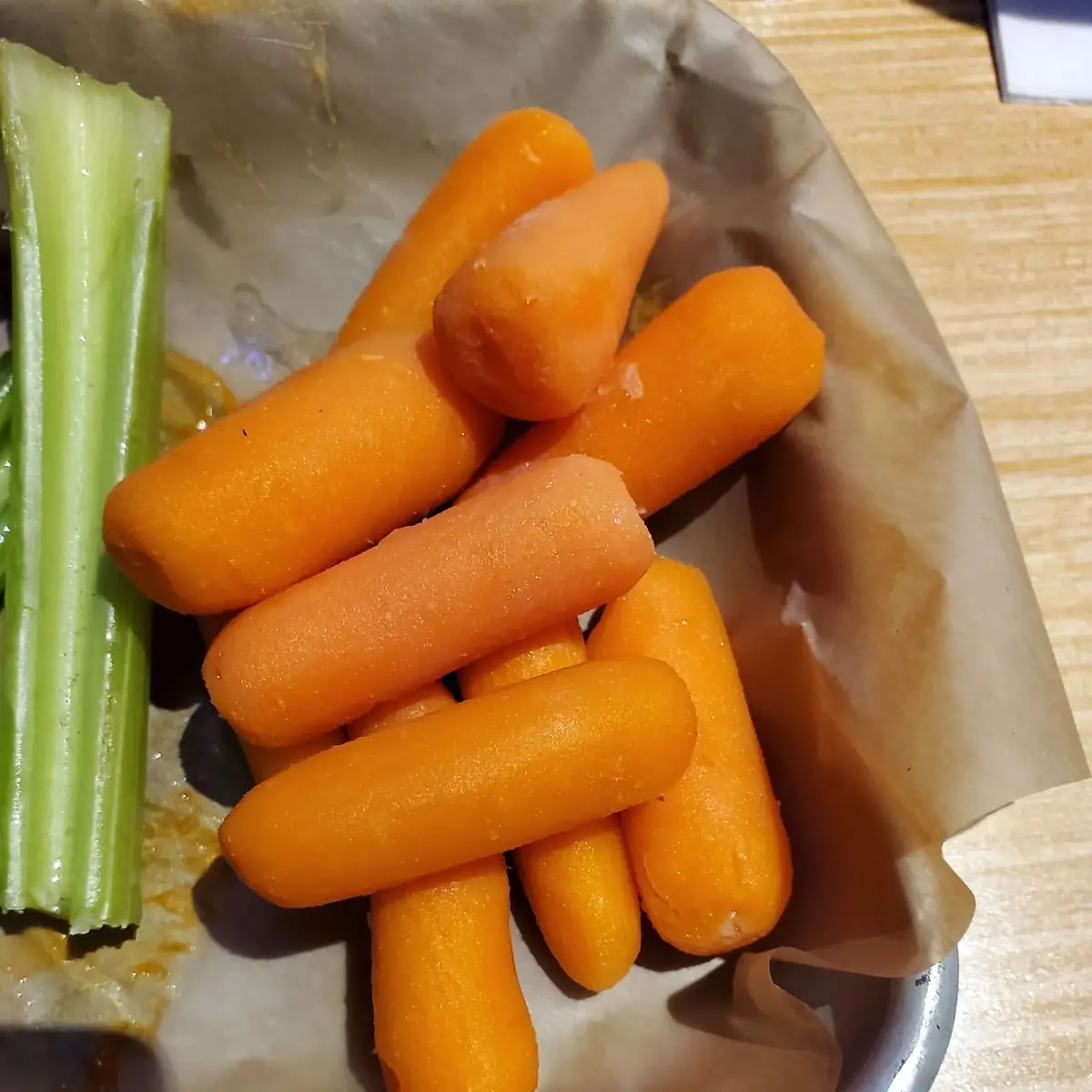 Carrots & Celery Side to Buffalo Wings