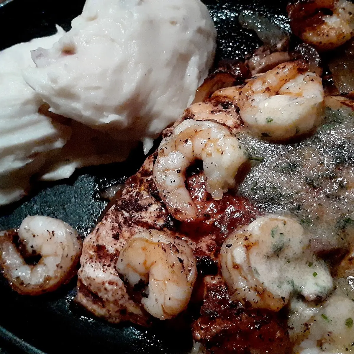 Shrimp 'N Parmesan Sirloin