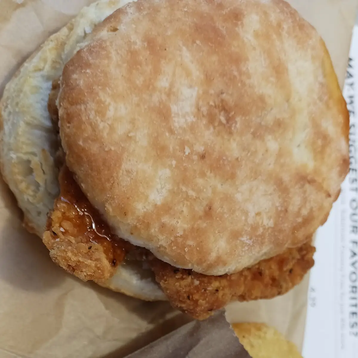 Bacon Egg & Cheese Biscuit Combo