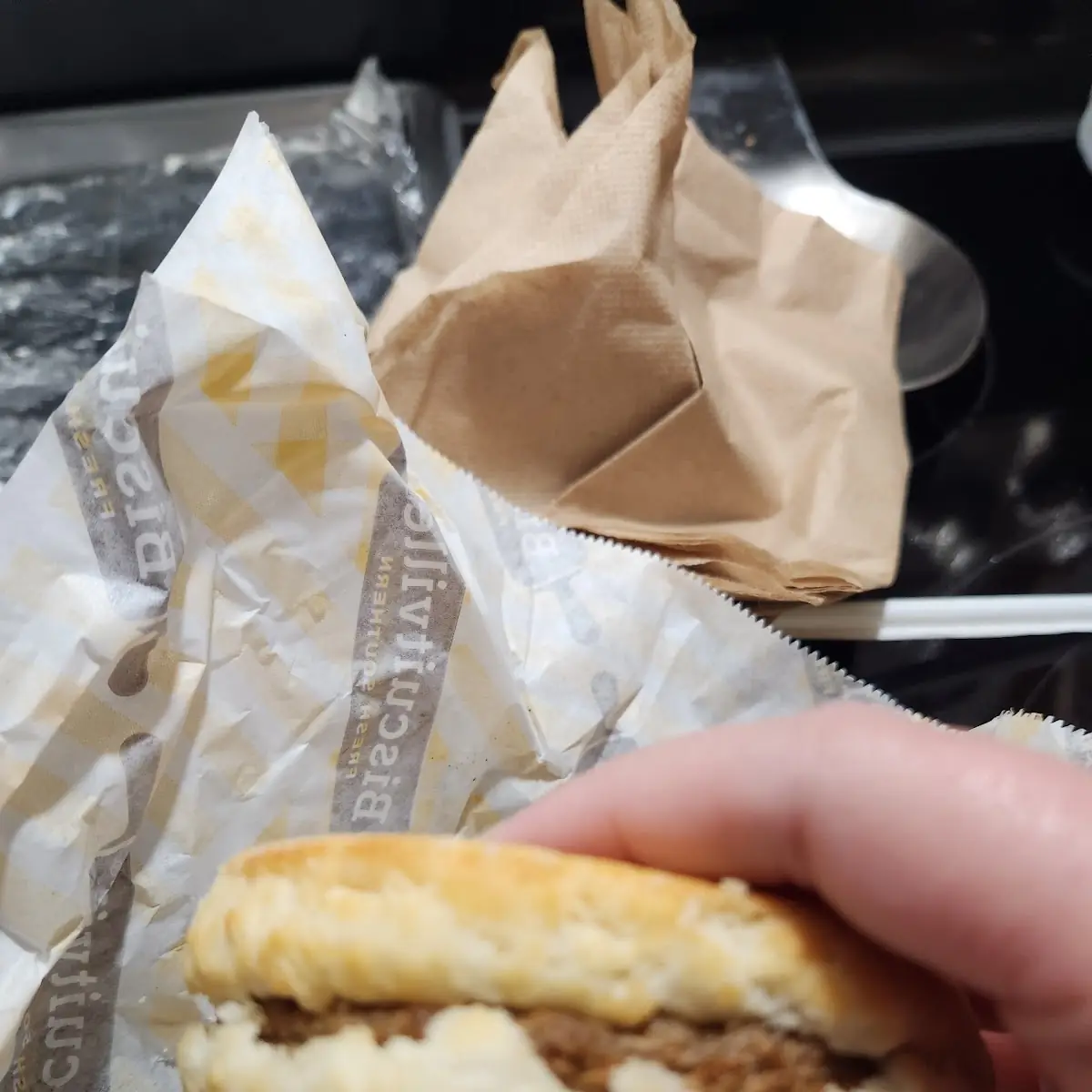 Turkey Sausage Biscuit