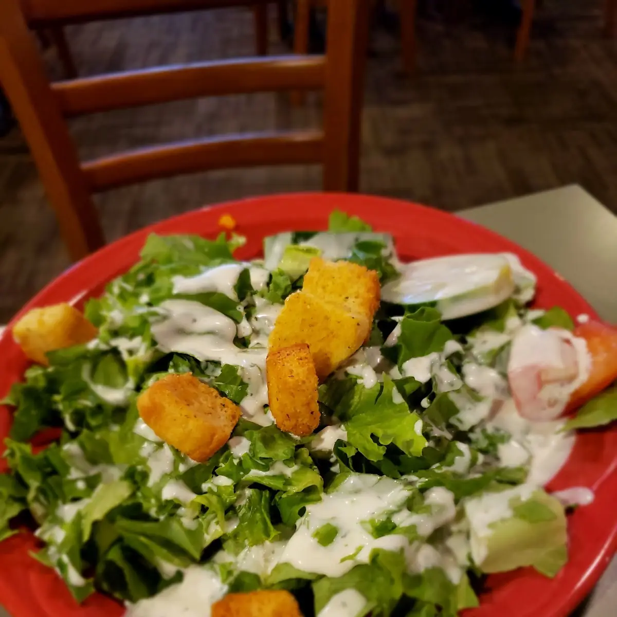 Dinner Salad with Ranch Dressing