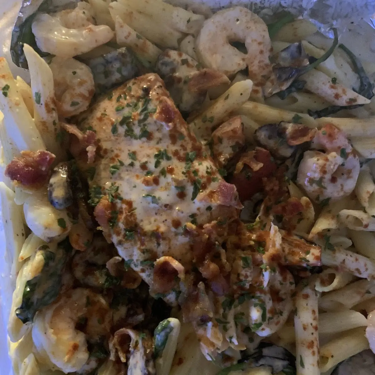 Shrimp Alfredo
