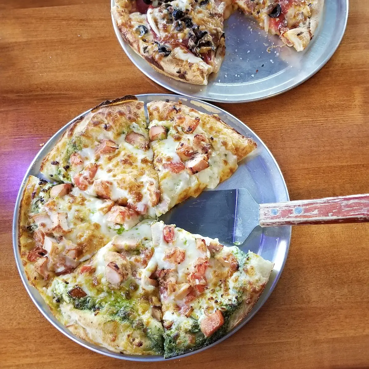 Pesto Chicken Pizza