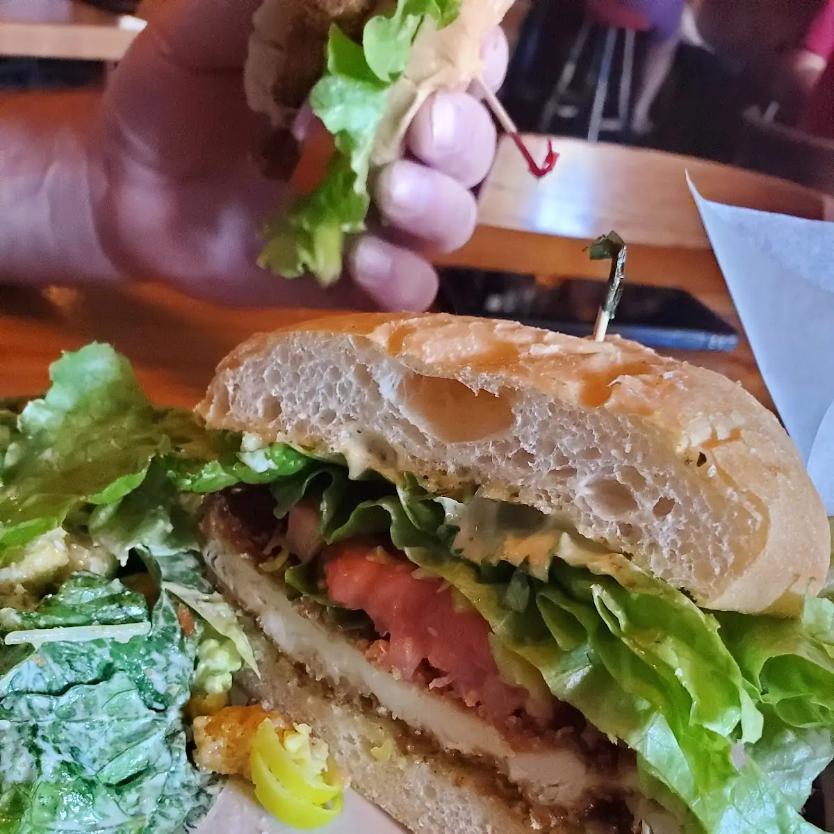 Mediterranean Chicken Sandwich