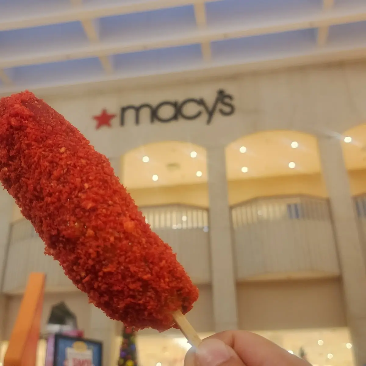 Hot Cheetos Corn Dog
