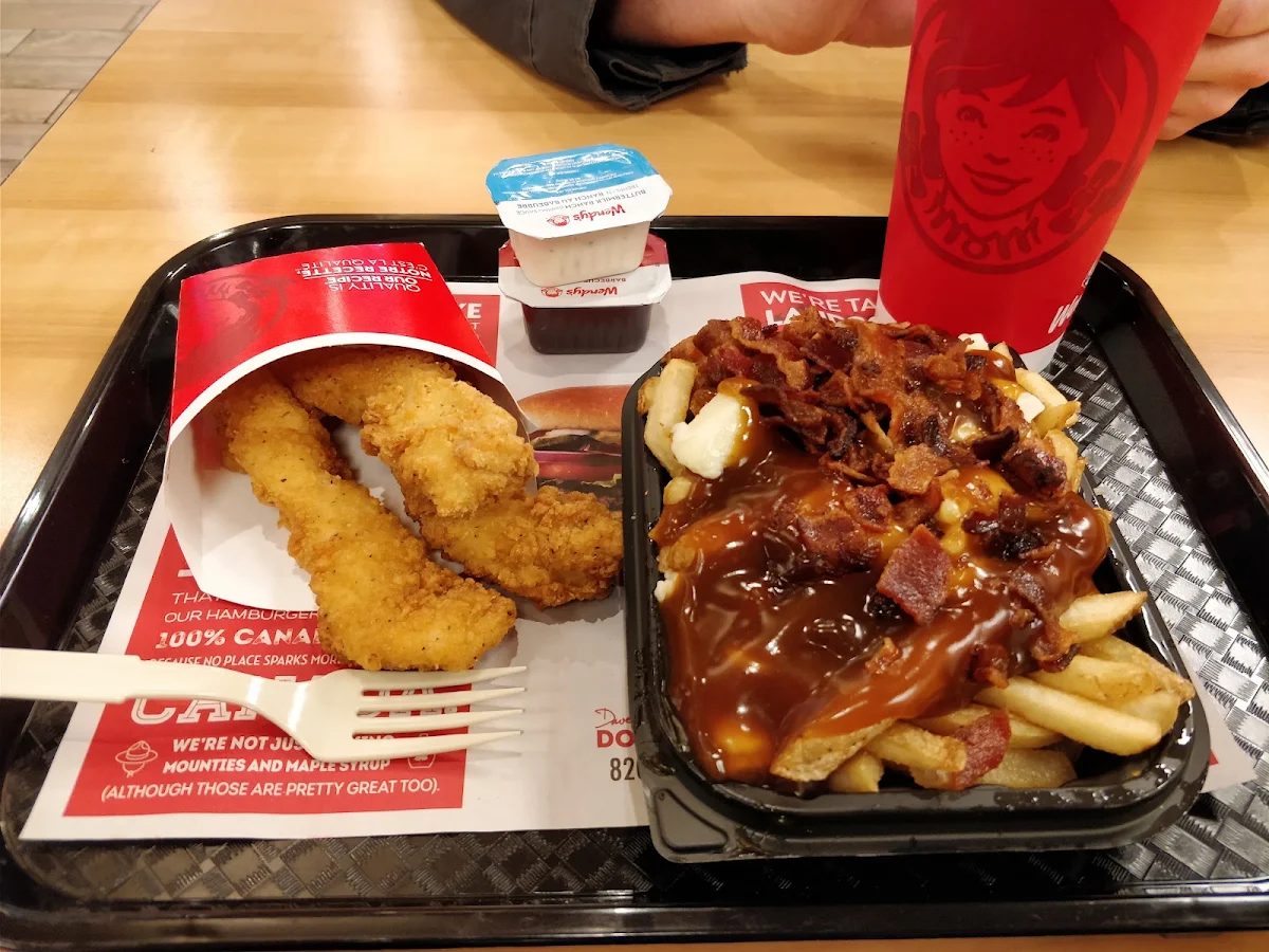 Chicken Tendies and Bacon Poutine, Wendy's