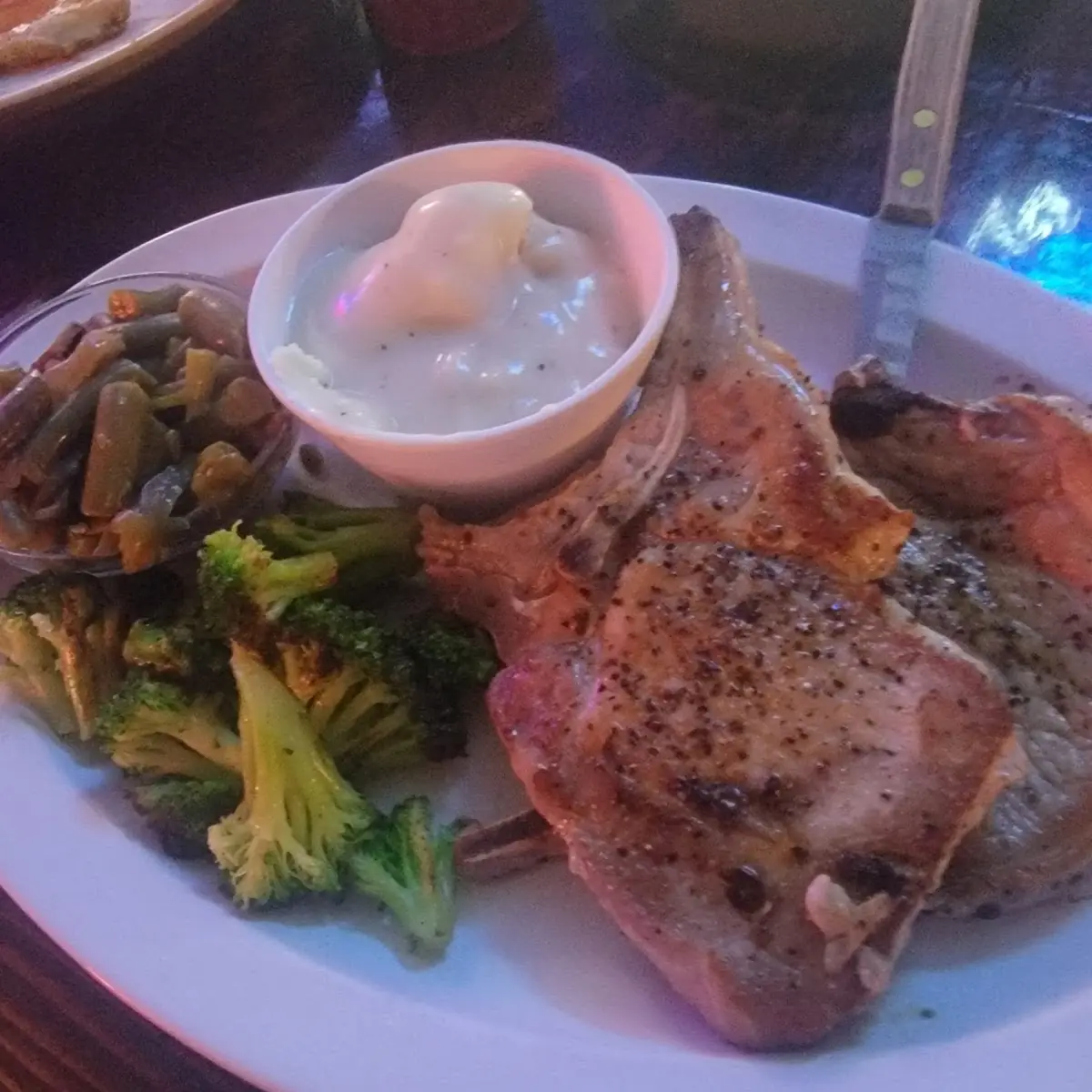 Pork Chop Dinner Potatoes White Gravy