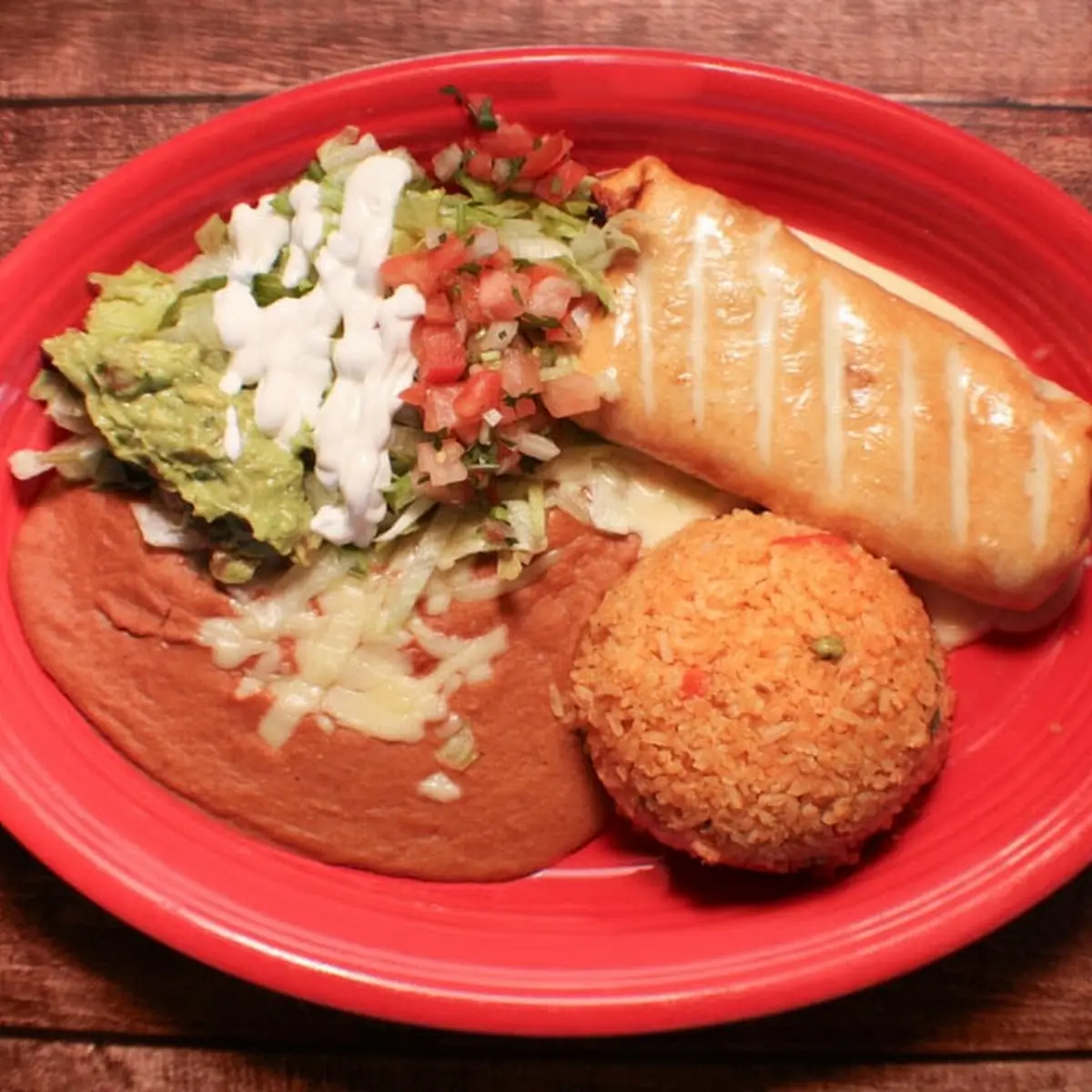 Rice and Refried Beans