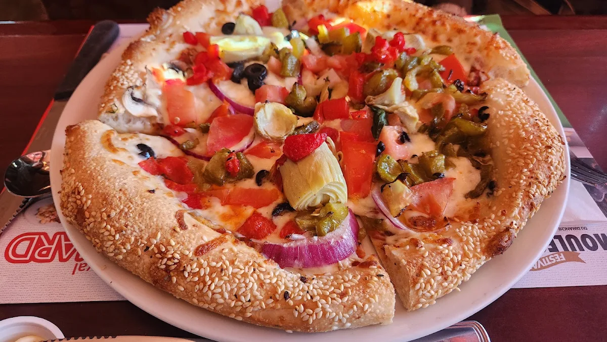 Vegetarian Pizza, Restaurant Tuscanos