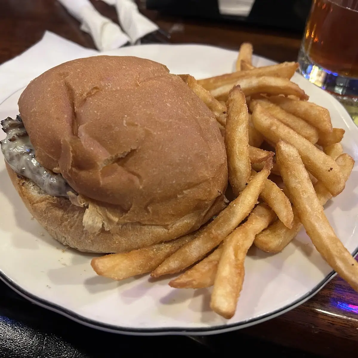 Mushroom Swiss Burger
