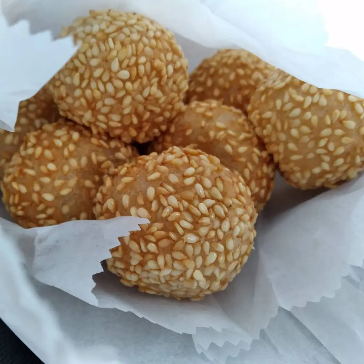 Sesame Balls w Red Bean