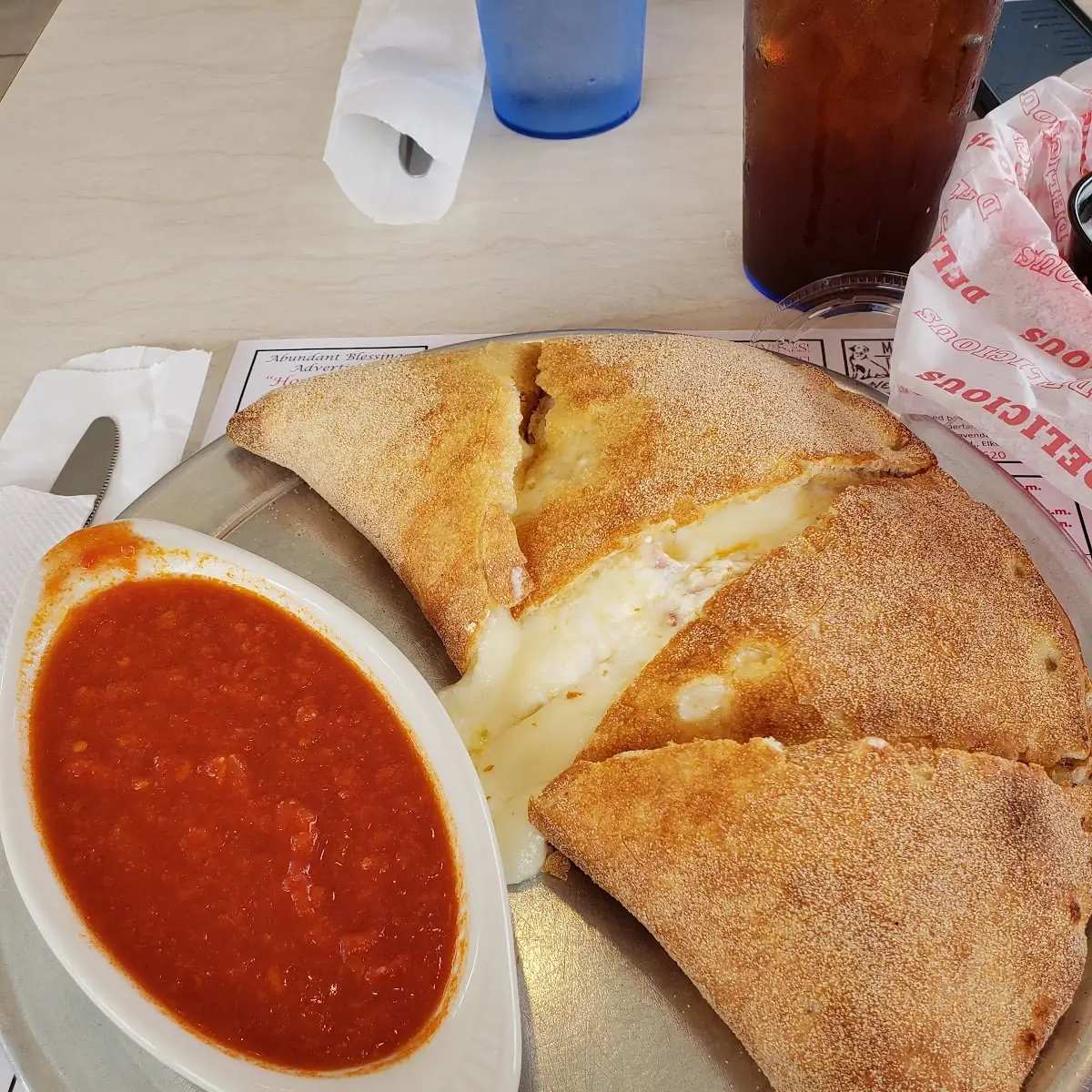 Tomato Sauce & Cheese Pizza