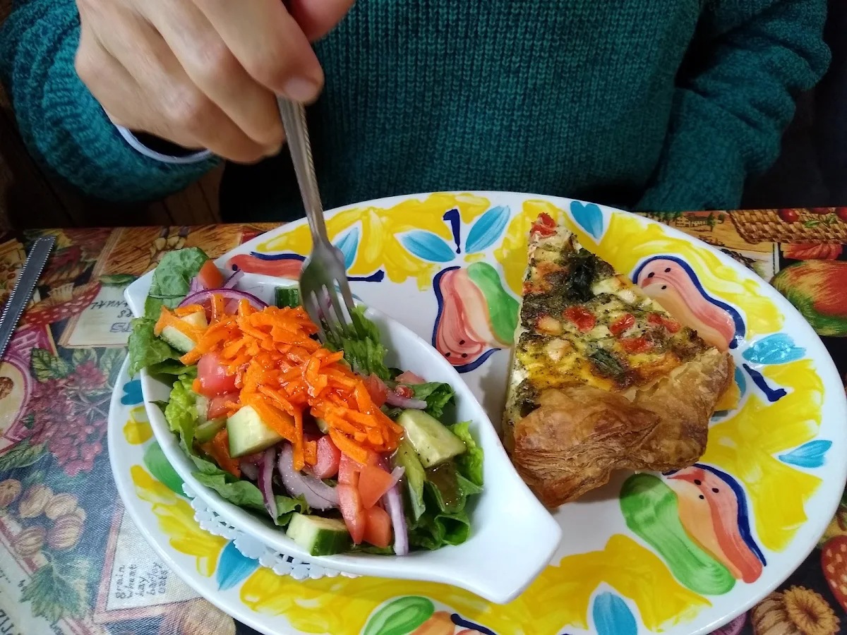 Quiche of the Day with House Salad, Lovesick Lake Restaurant