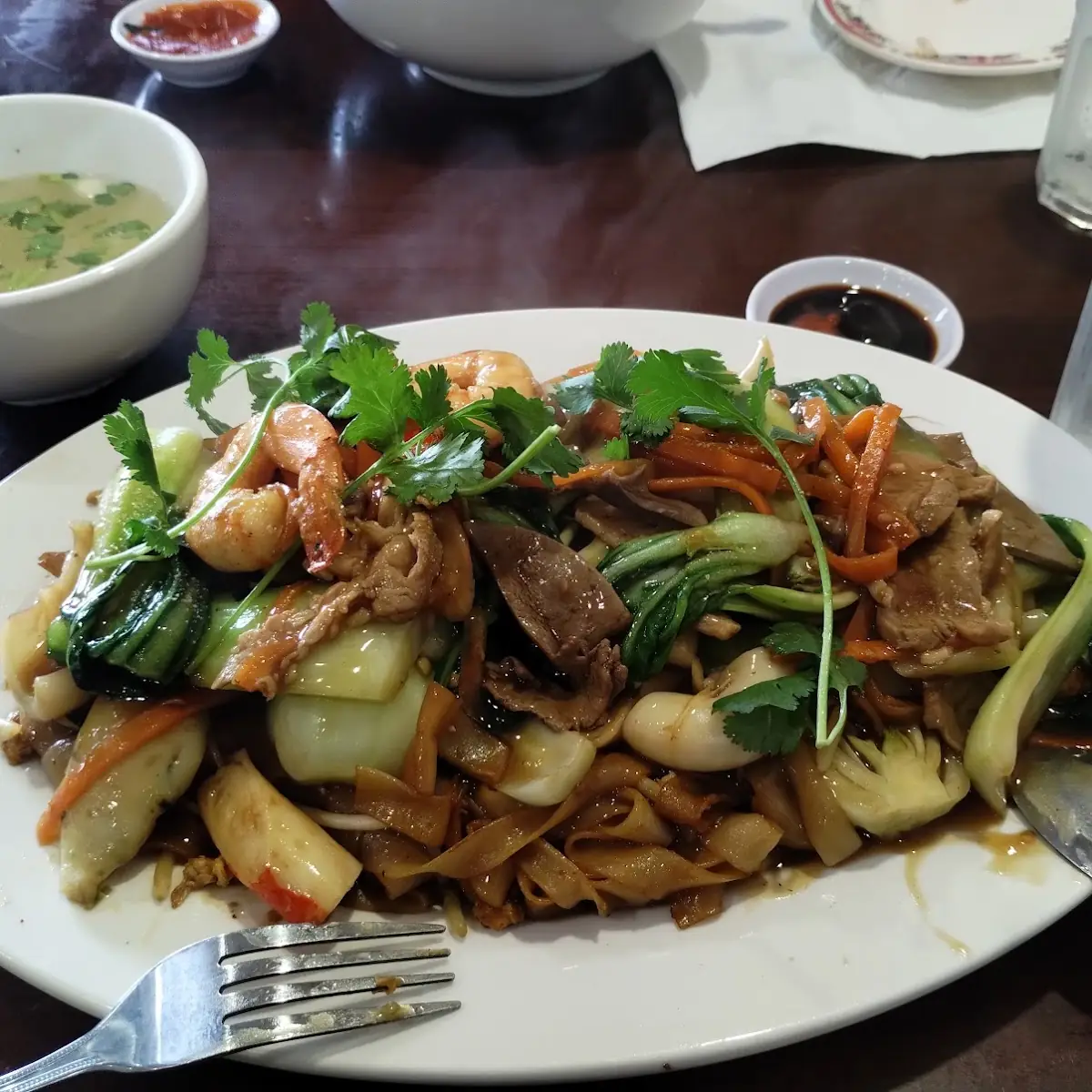 Pho Xao Thap Cam Soft Fried Rice Noodle