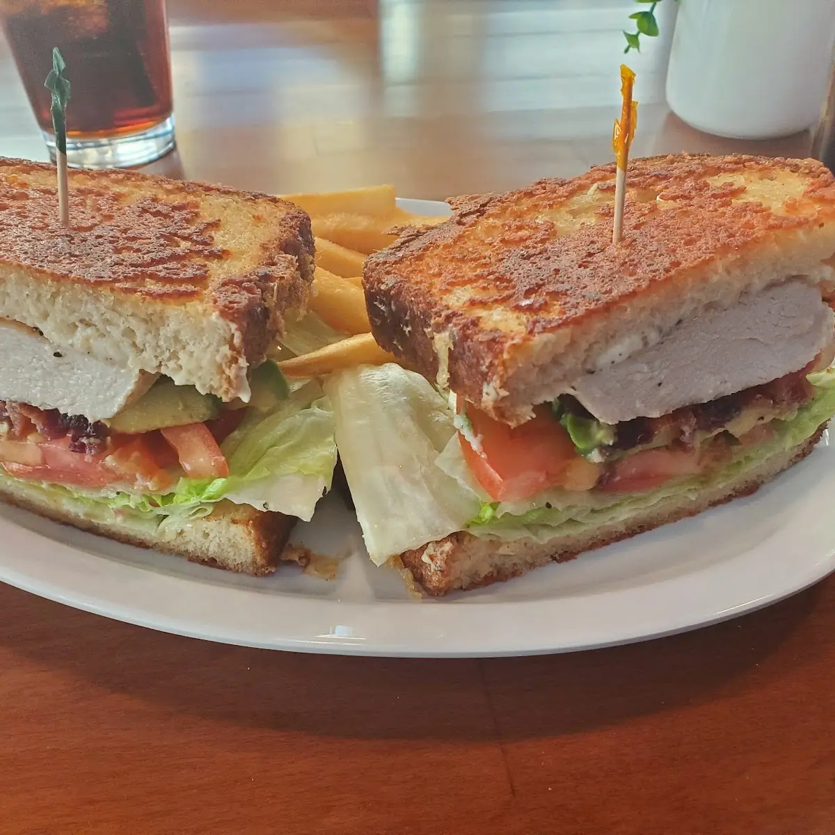 Grilled Chicken Club Sandwich