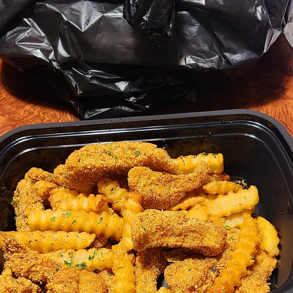 Fried Catfish w Dirty Rice