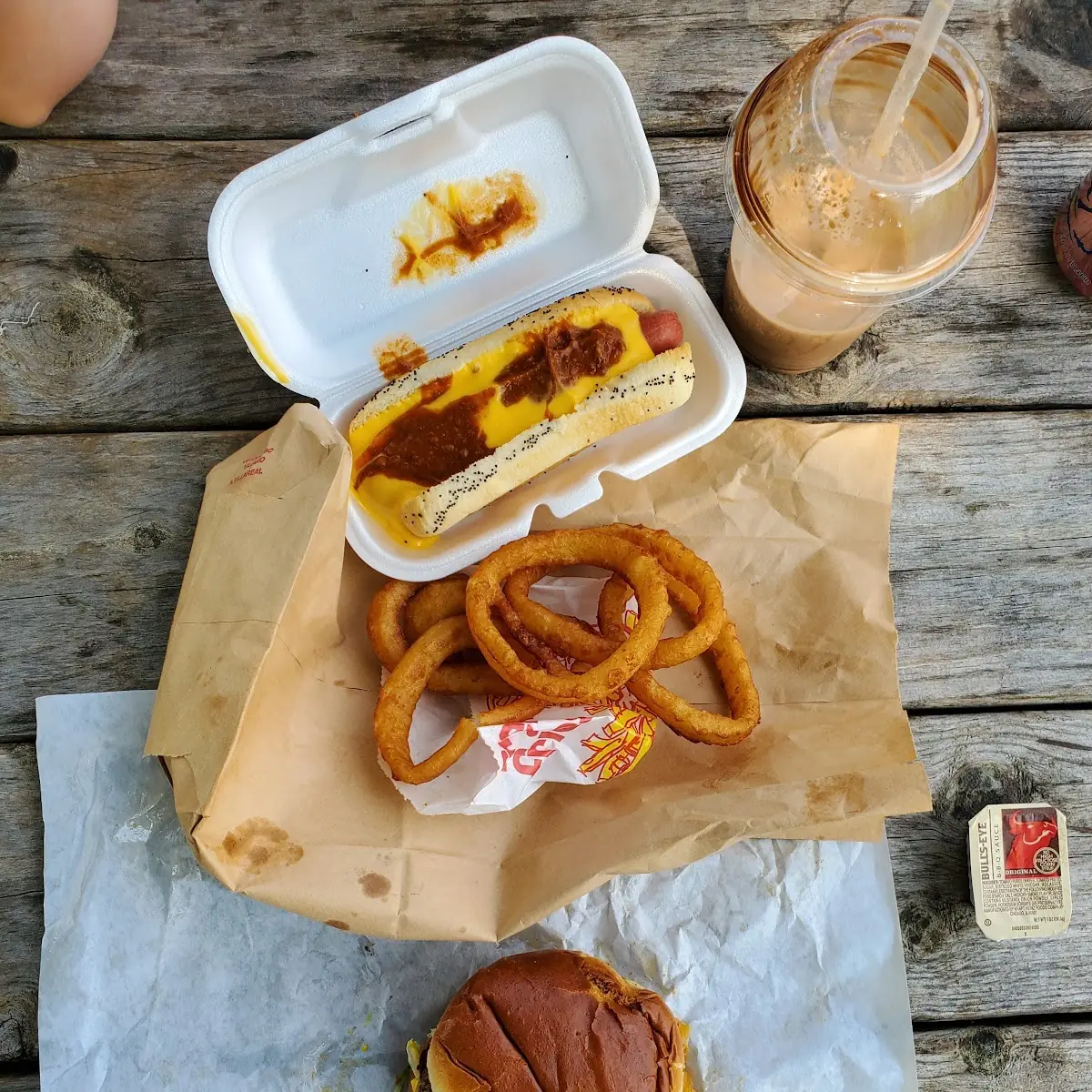 Chilli Dog Onion Rings