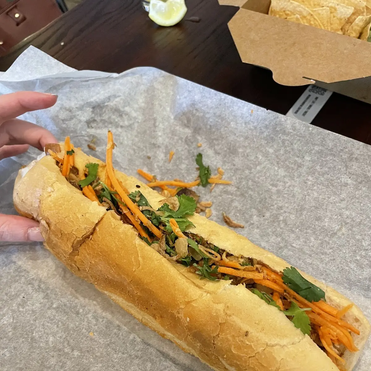 Lemongrass Chicken Banh MI
