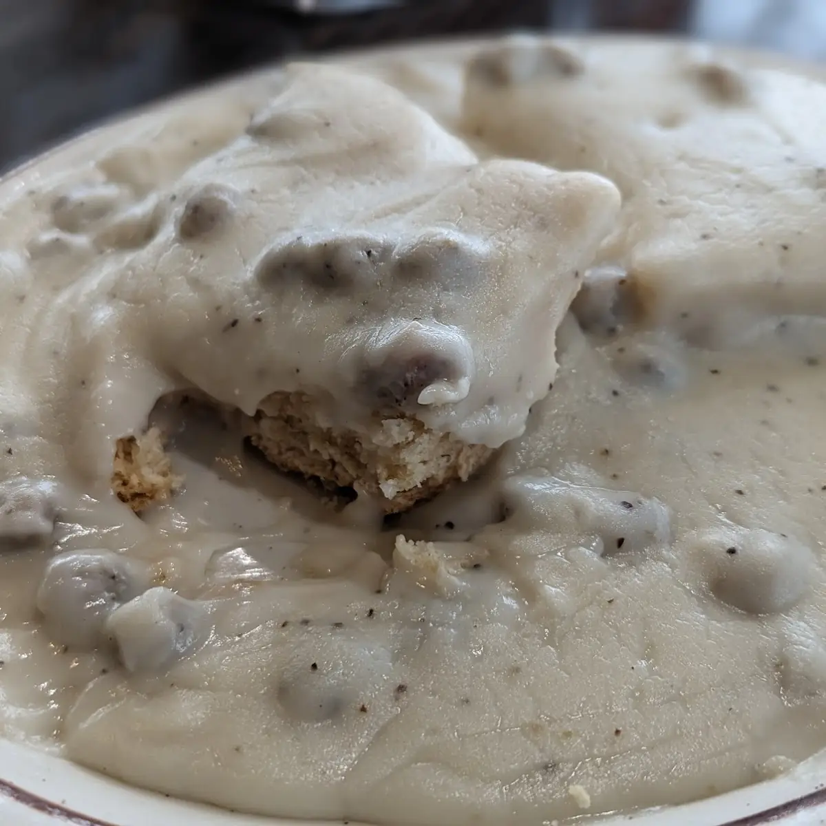 Biscuit and Sausage Gravy