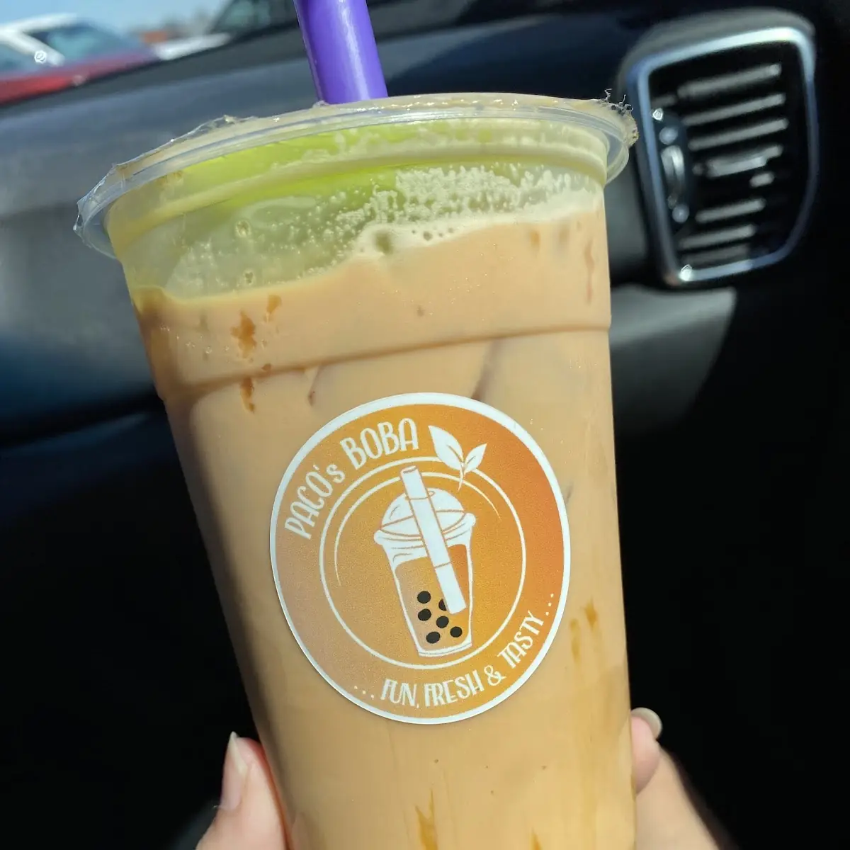 Iced Thai Milk Tea Boba