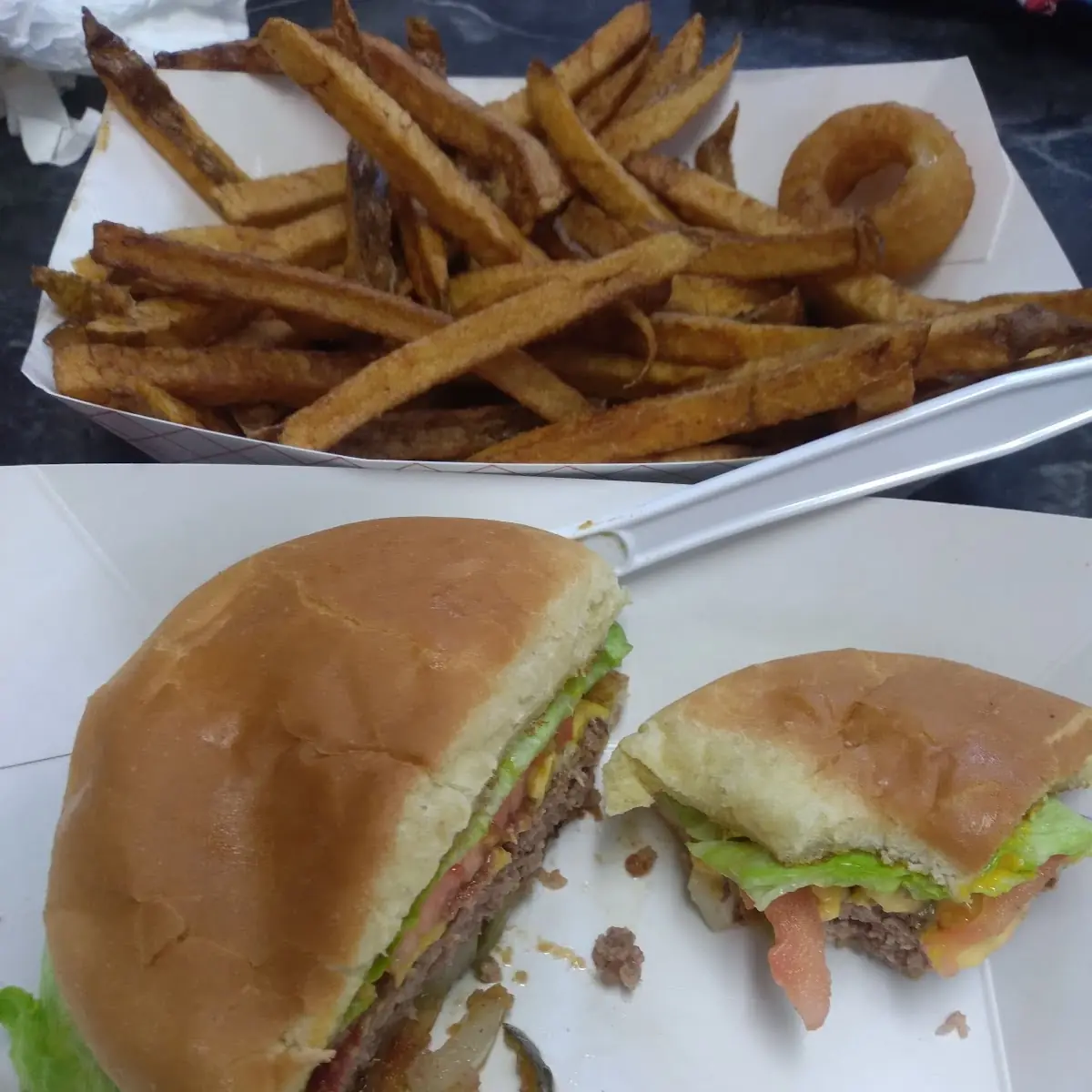 Wildcat Burger with Fries