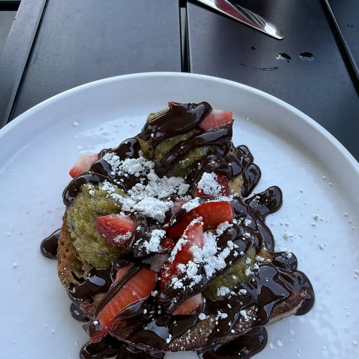 Dubai Chocolate French Toast