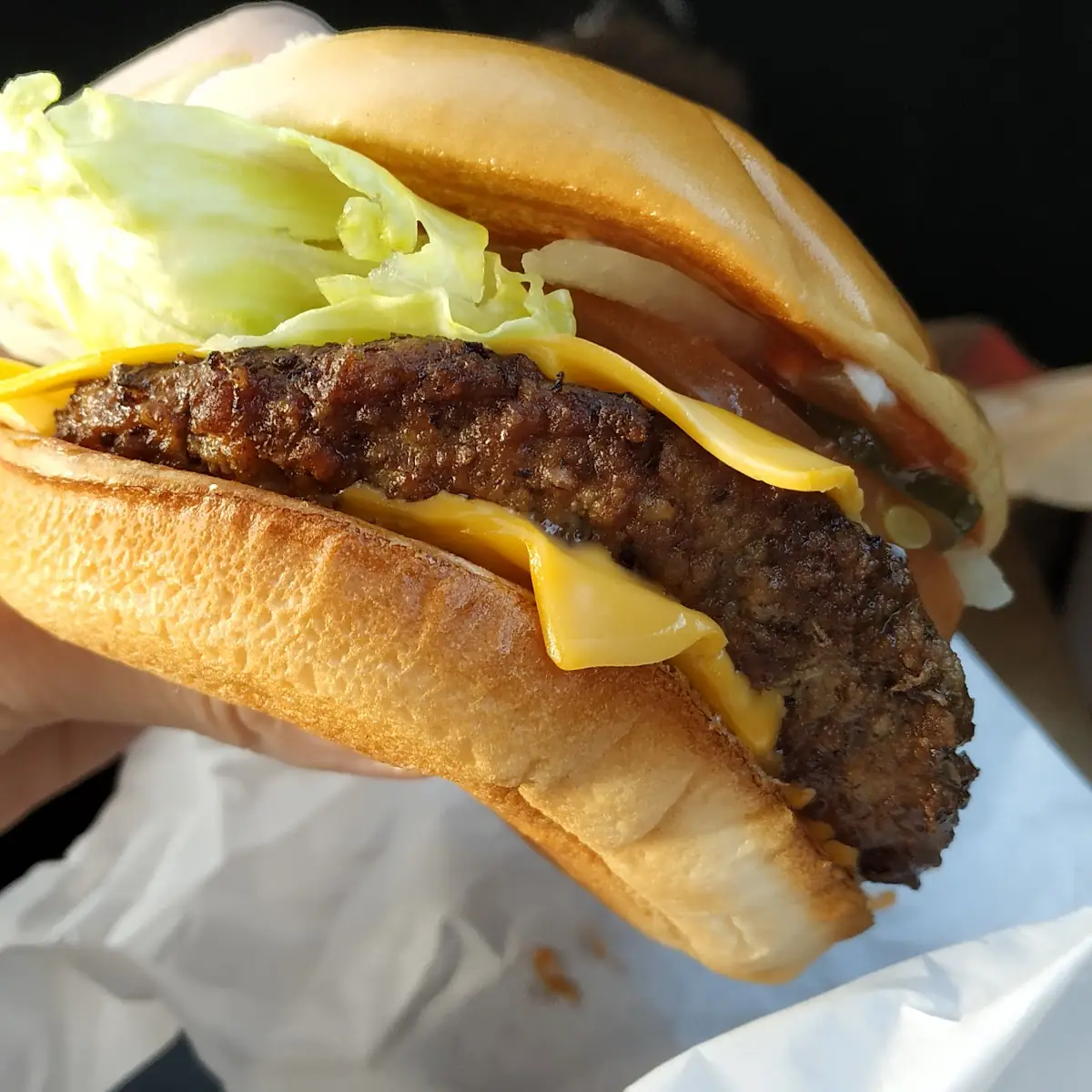 Jumbo Jack Cheeseburger