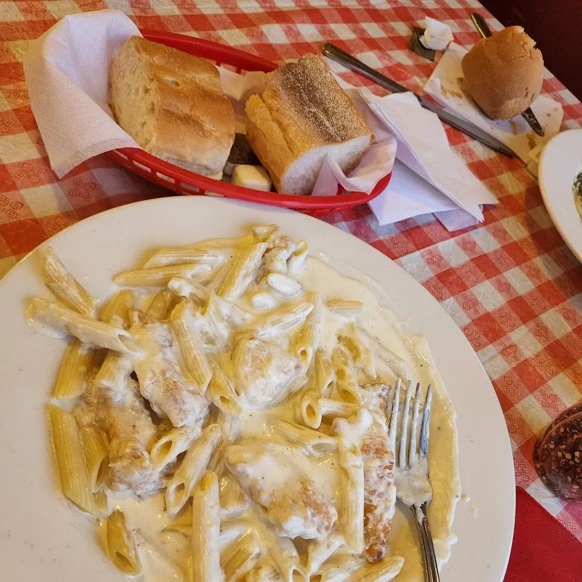 Chicken Broccoli Alfredo Hold the Broccoli