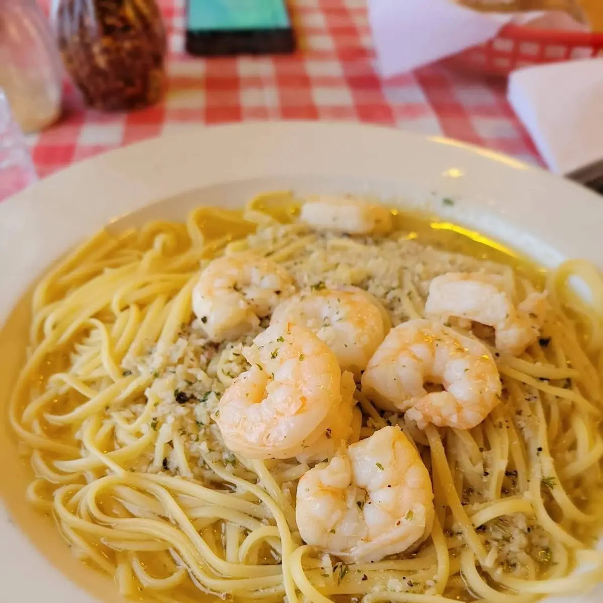 Shrimp Scampi & Linguini