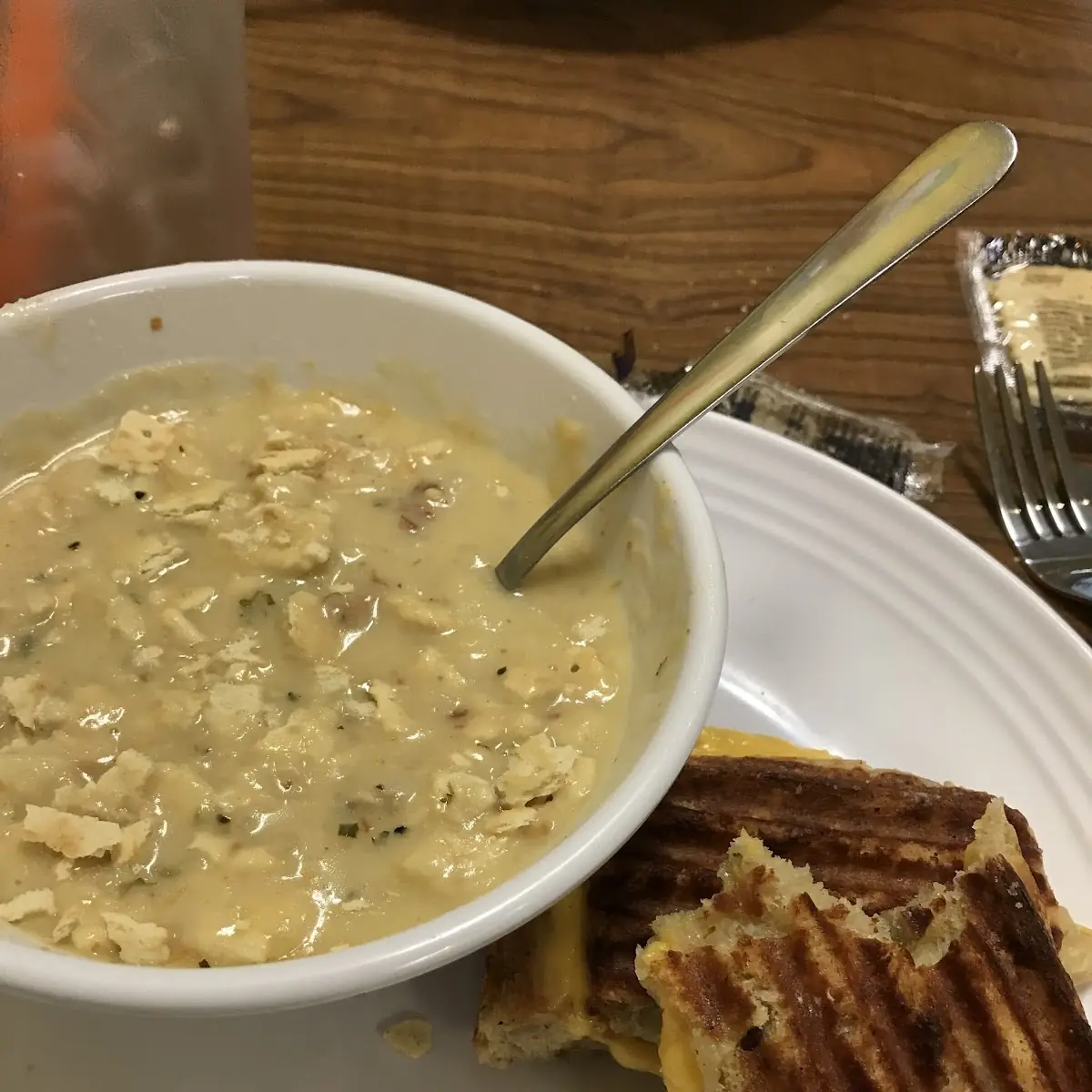 Potato Soup & Grilled Cheese