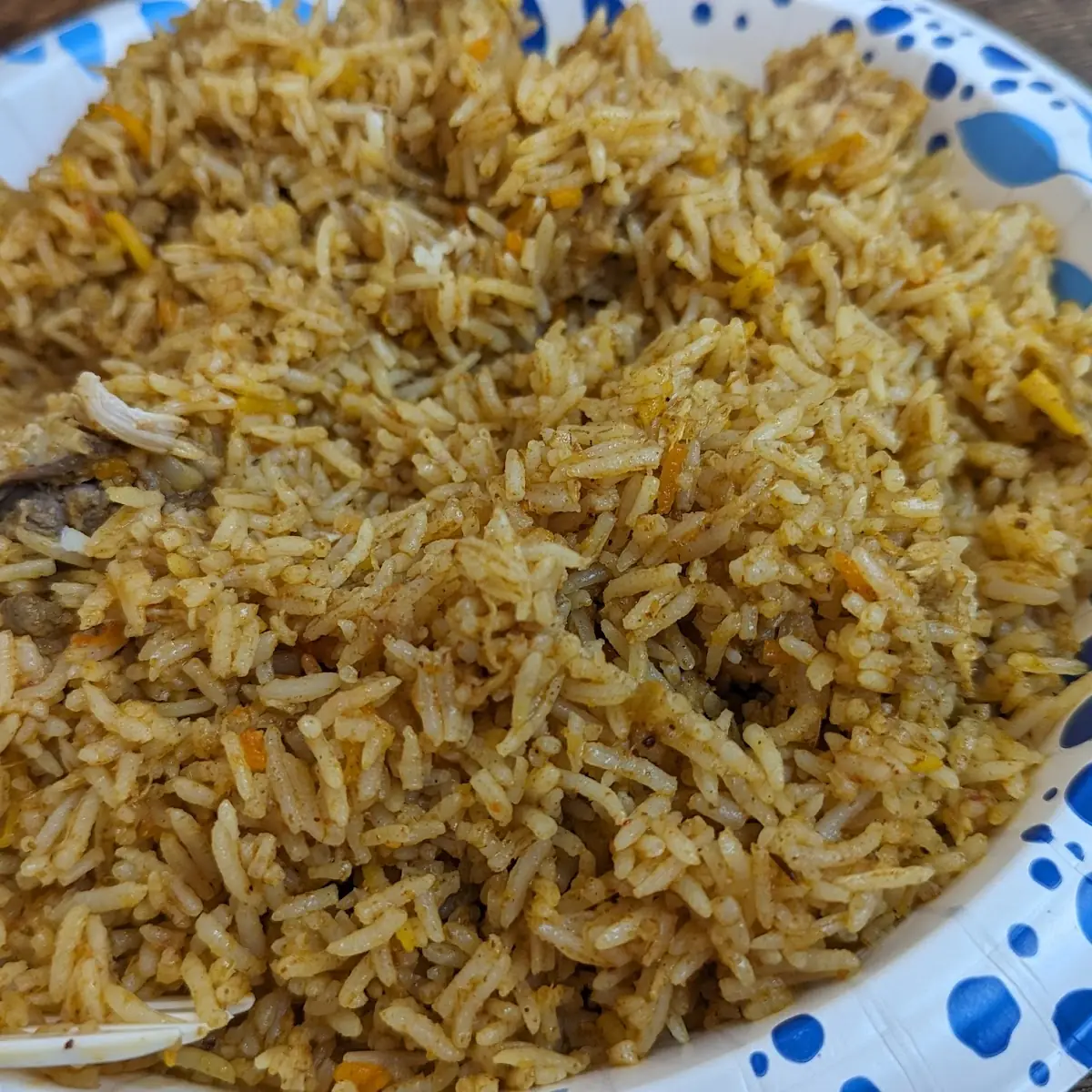 Chicken Biryani with Salad