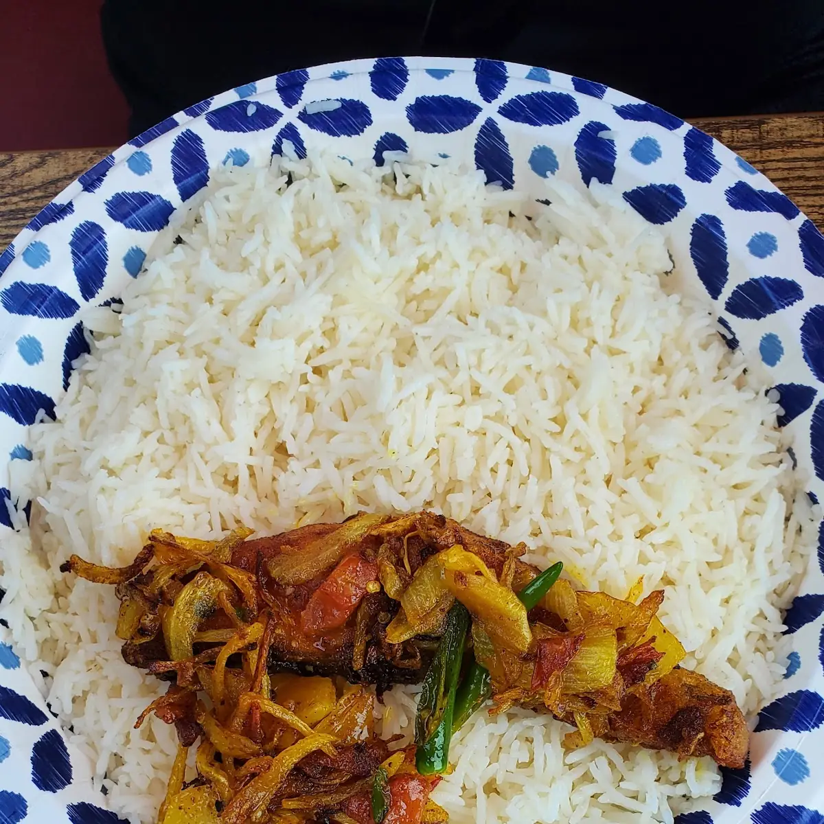 Fried Fish with White Rice