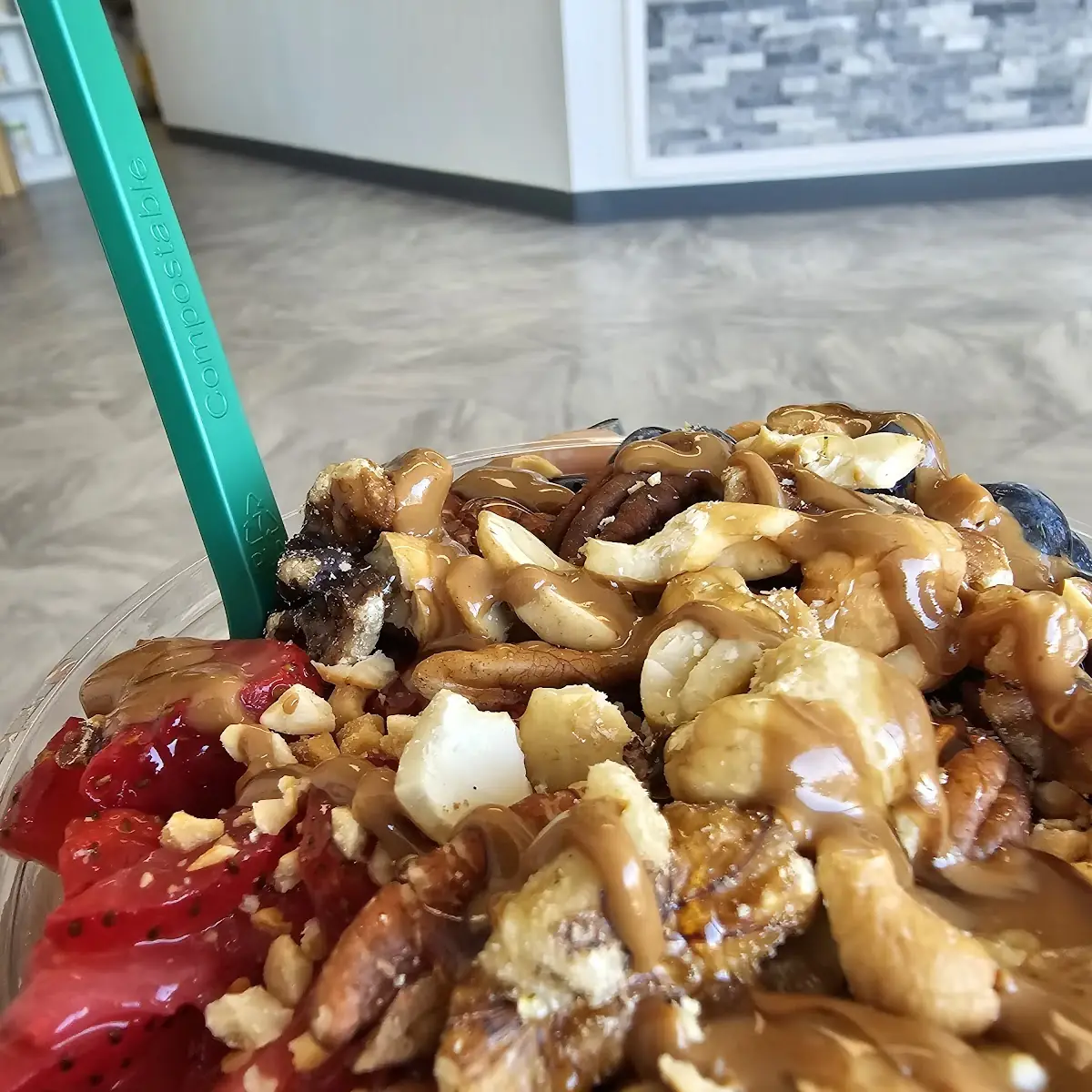 Acai Bowl with Fruit Toppings
